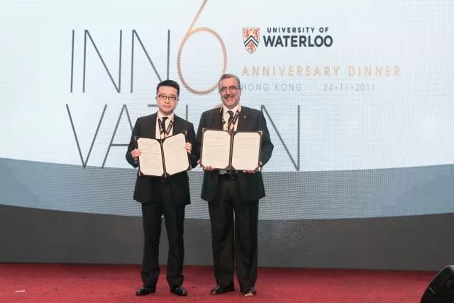 AMTD signs a strategic partnership agreement with University of Waterloo to jointly establish University of Waterloo-AMTD Innovation Hub promoting technological innovation side by side