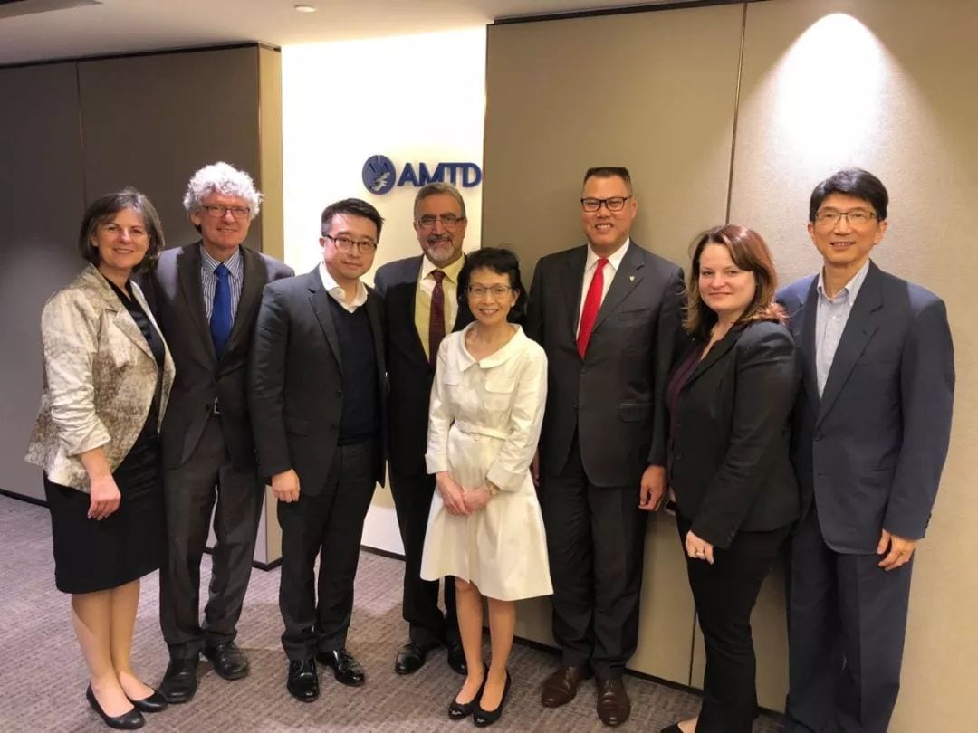 President of University of Waterloo visits AMTD’s Hong Kong headquarters to further discuss the strategic partnership